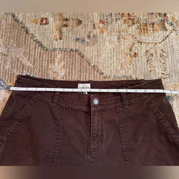Chico's Rich Brown Trousers - Picture 3 of 6